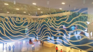 Sol LeWitt's Wall Drawing 895 at the SFMOMA.