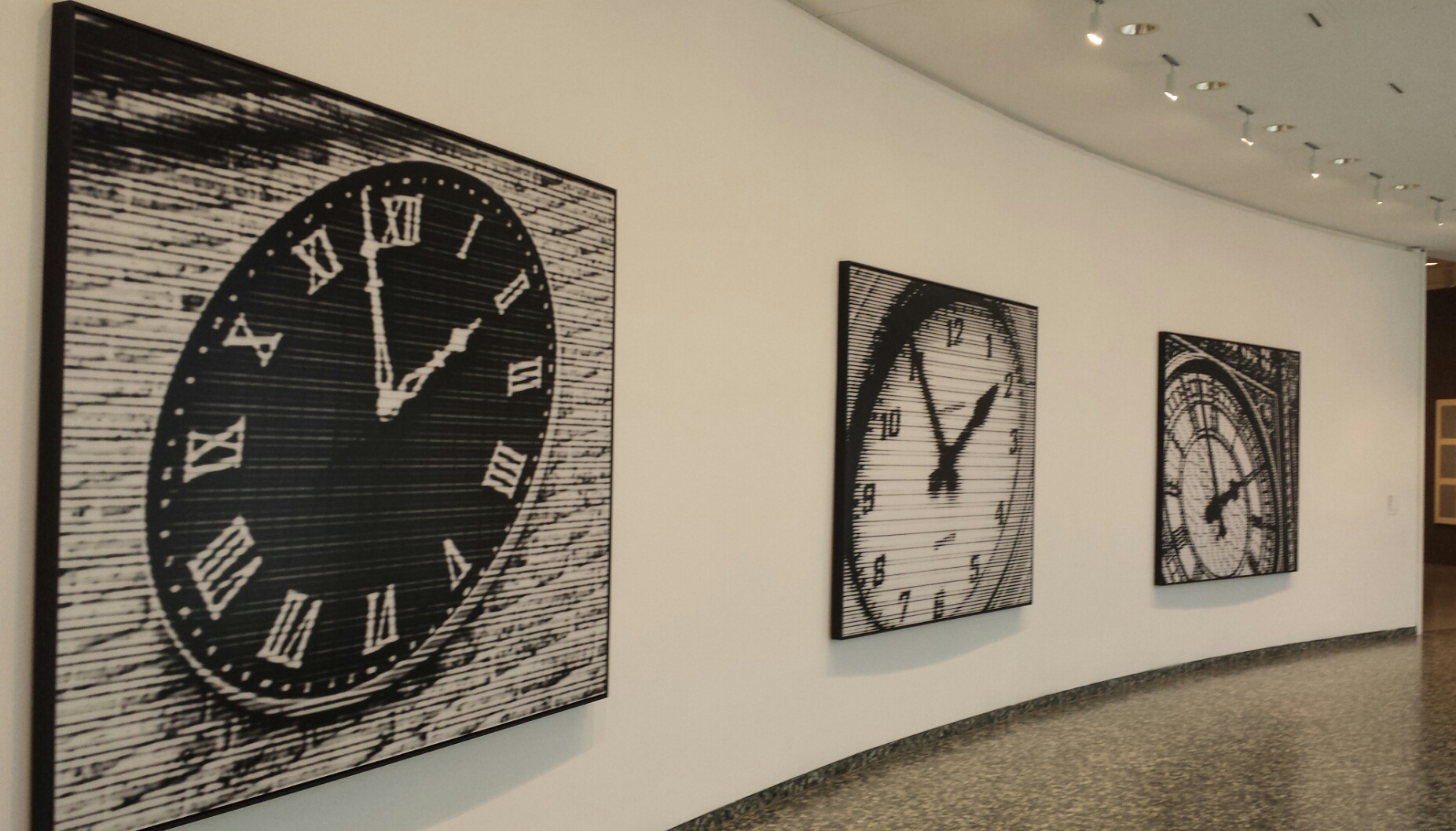 Bettina Pousttchi's World Time Clock at the Hirshorn's third floor is on view until May 29, 2017.