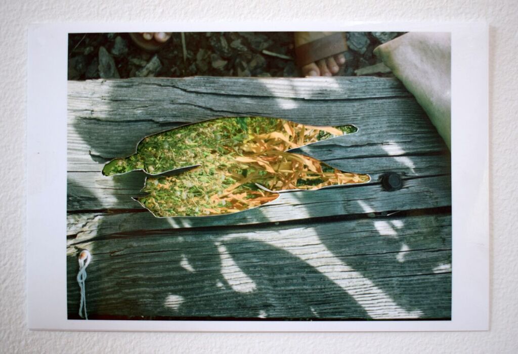 Stephanie A Lindquist, Okra at 103rd 2018 Photo collage, Edition of 5, 7.5” x 10” in.